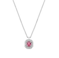Pendant Donna Oro Woman Luce in White Gold Rubino LPR11357.007